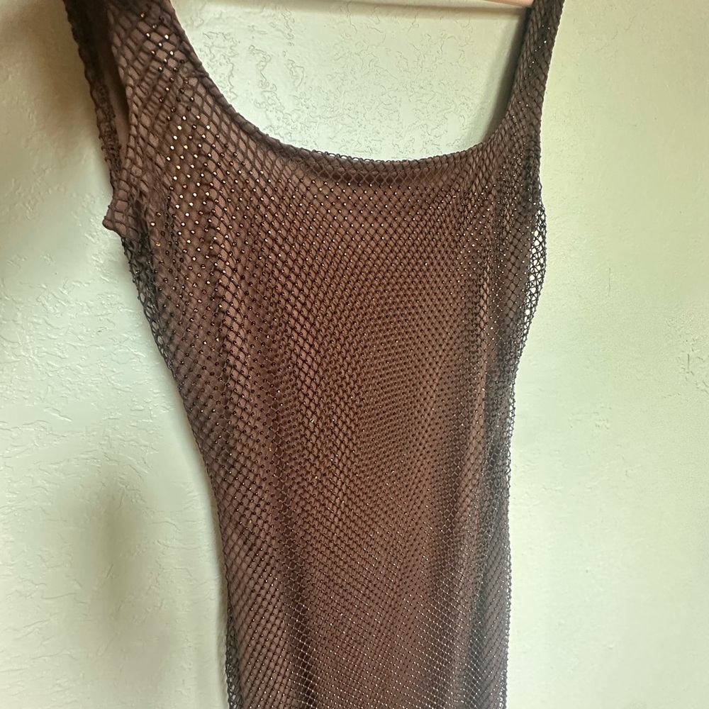 ChocolateSequin Maxi Dress